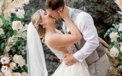 An Enchanting Beach Wedding Beneath the Lemon Trees