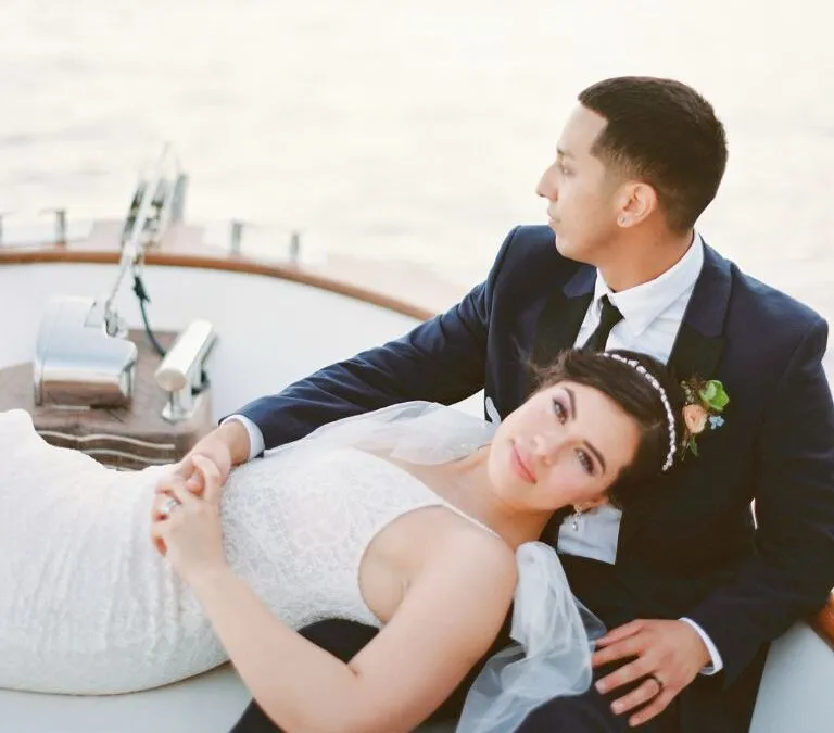 Colorful elopement at Villa Magia
