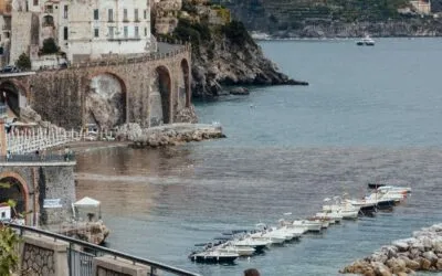 Romantic Amalfi Wedding with a Vintage Spider Tour