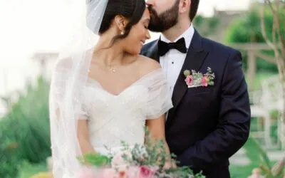 A Spring-Inspired Wedding with Fresh Colors and Butterflies
