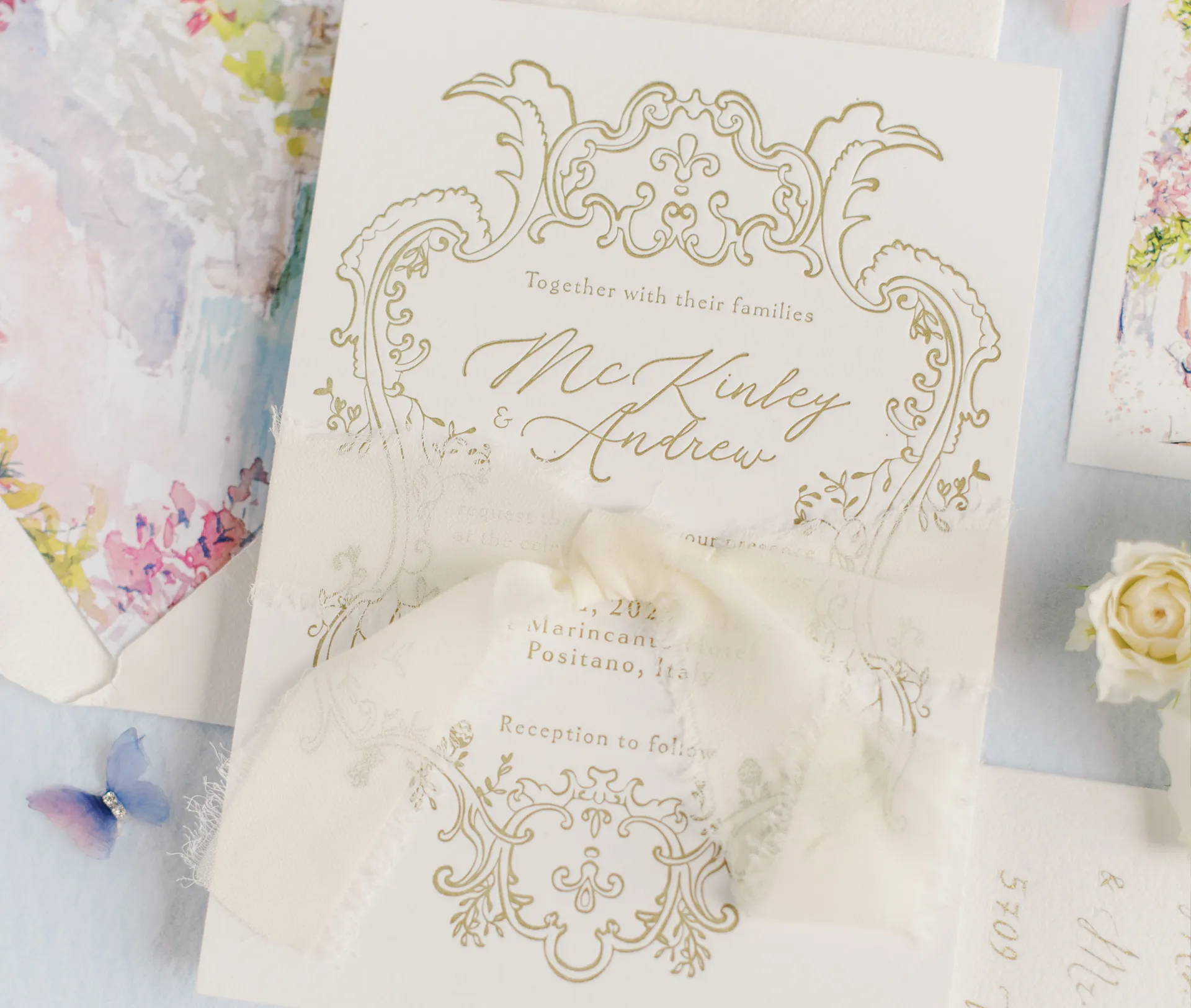 Positano Wedding Flowers